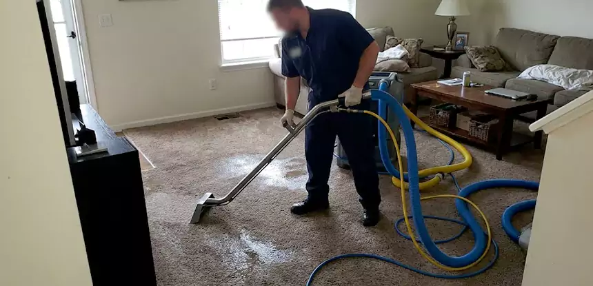 Flooded Basement Carpet Cleanup Leawood 